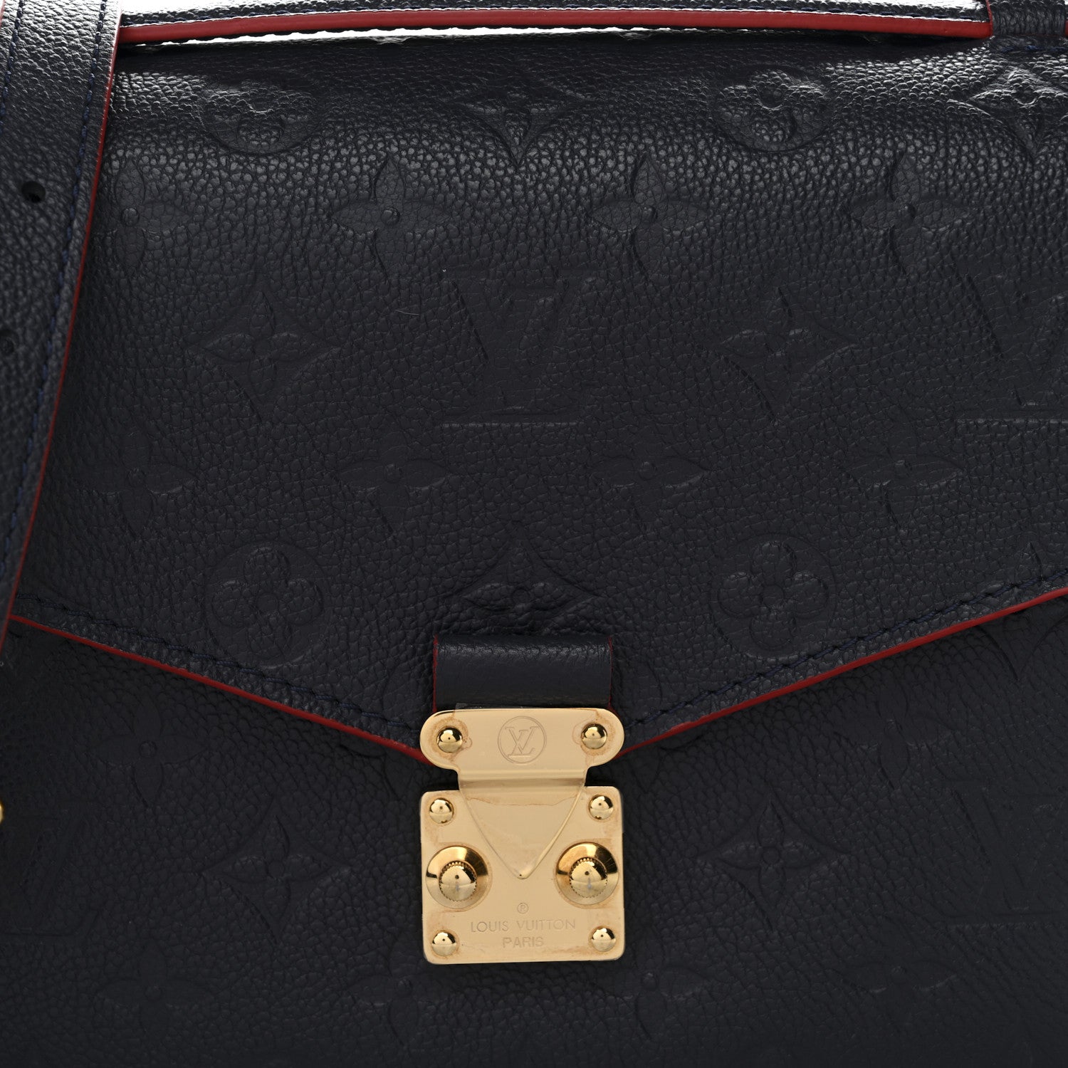 Louis Vuitton Empreinte Pochette Metis Marine Rouge