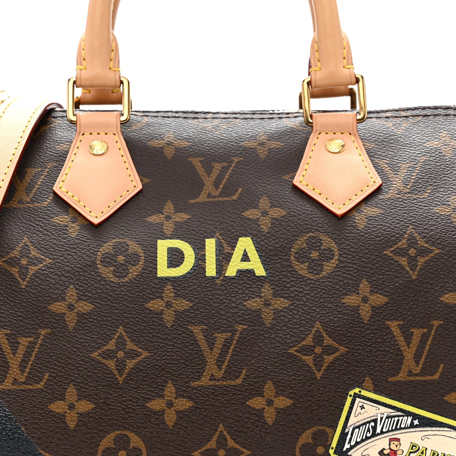 Louis Vuitton Monogram My World Tour Speedy Bandouliere 25