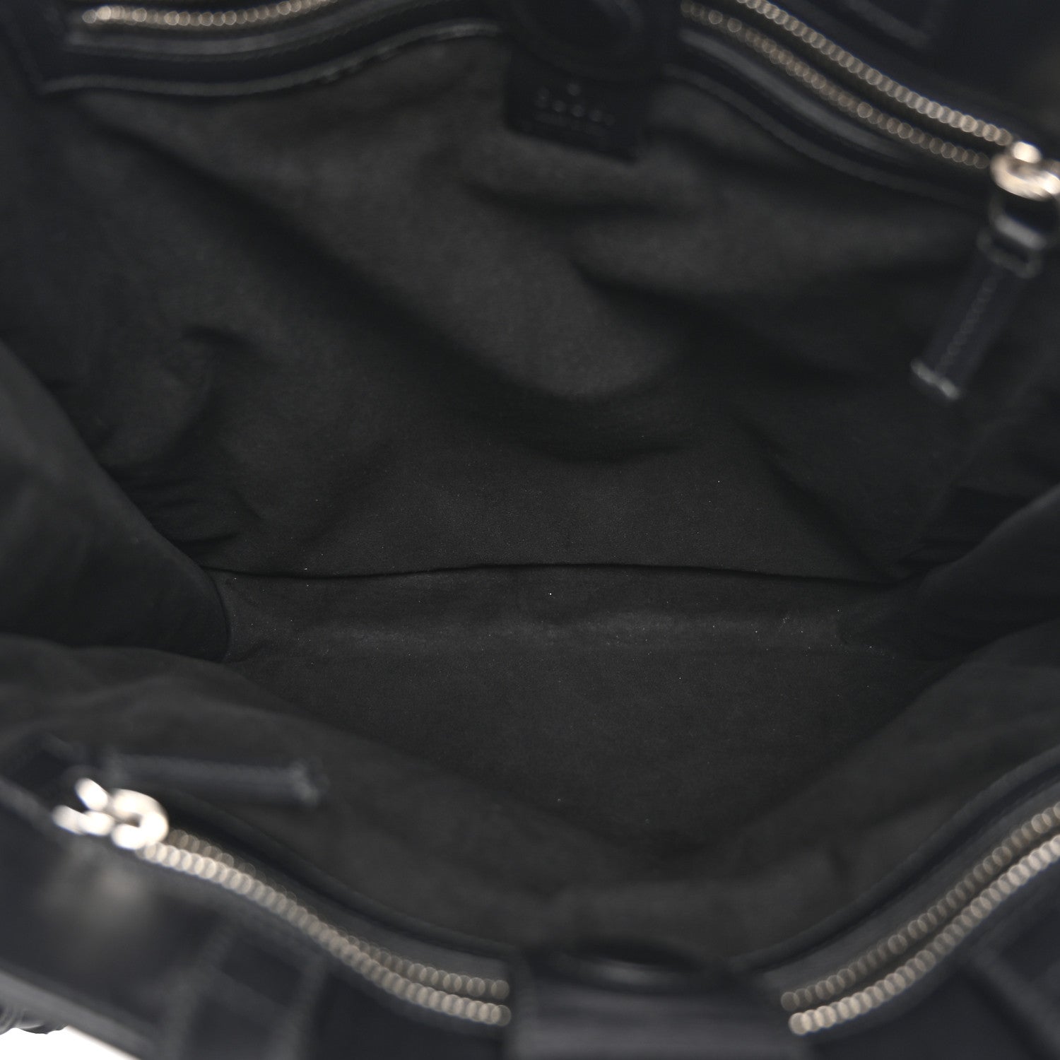 Gucci GG Supreme Monogram Caleido Web Vertical Tote Black