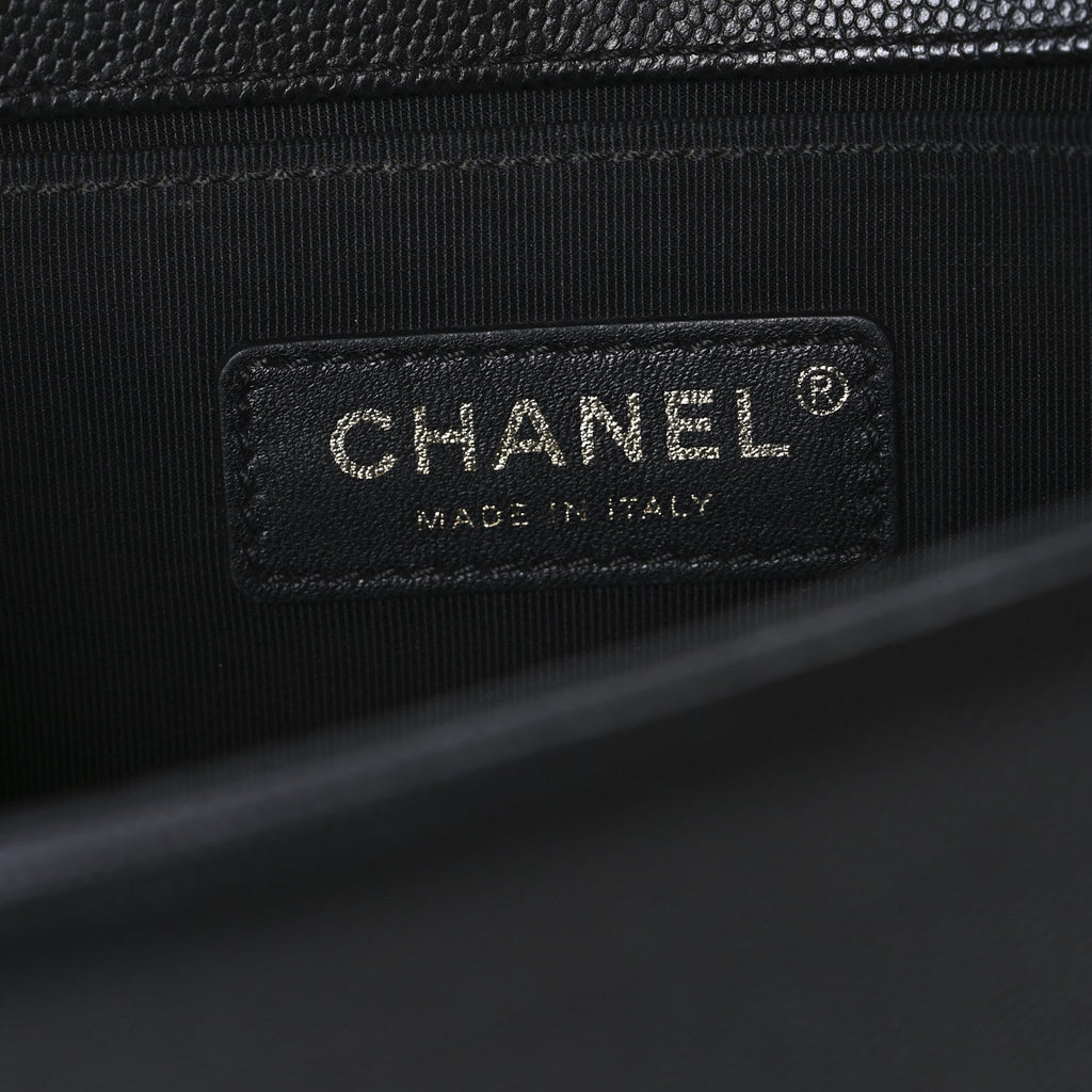 Chanel Caviar Quilted Small Boy Flap Black