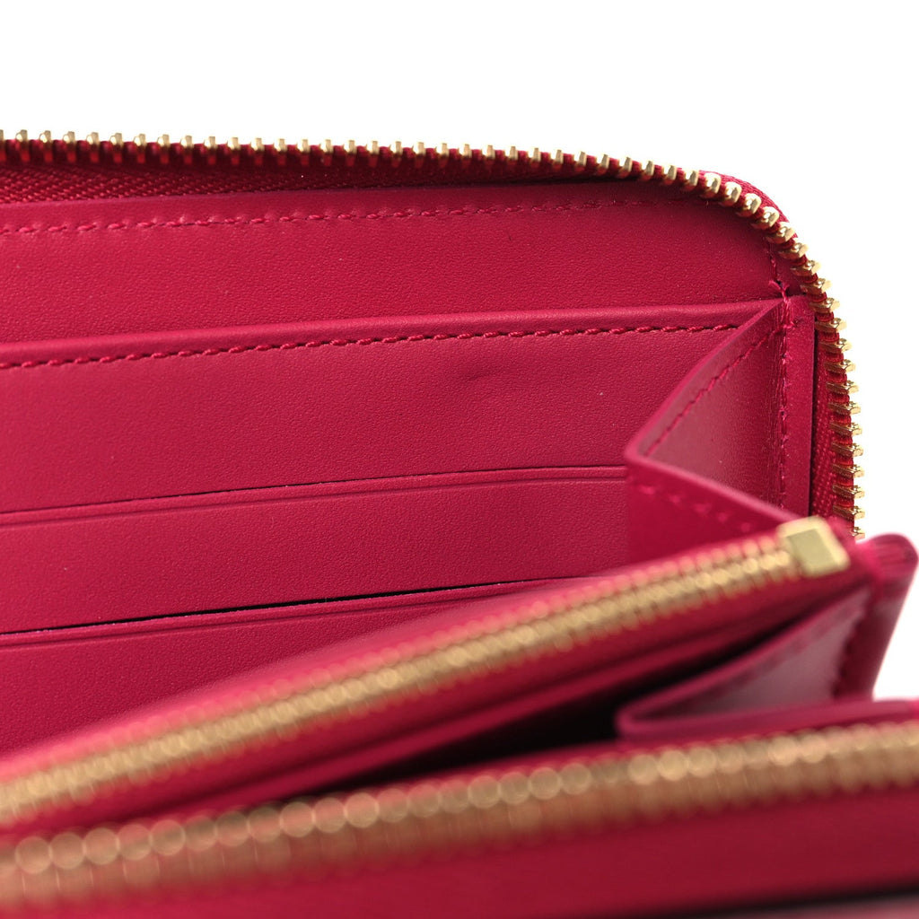 Louis Vuitton Vernis Zippy Wallet Fuchsia