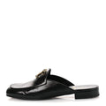 Chanel Shiny Calfskin Crystal CC Mules 41 Black