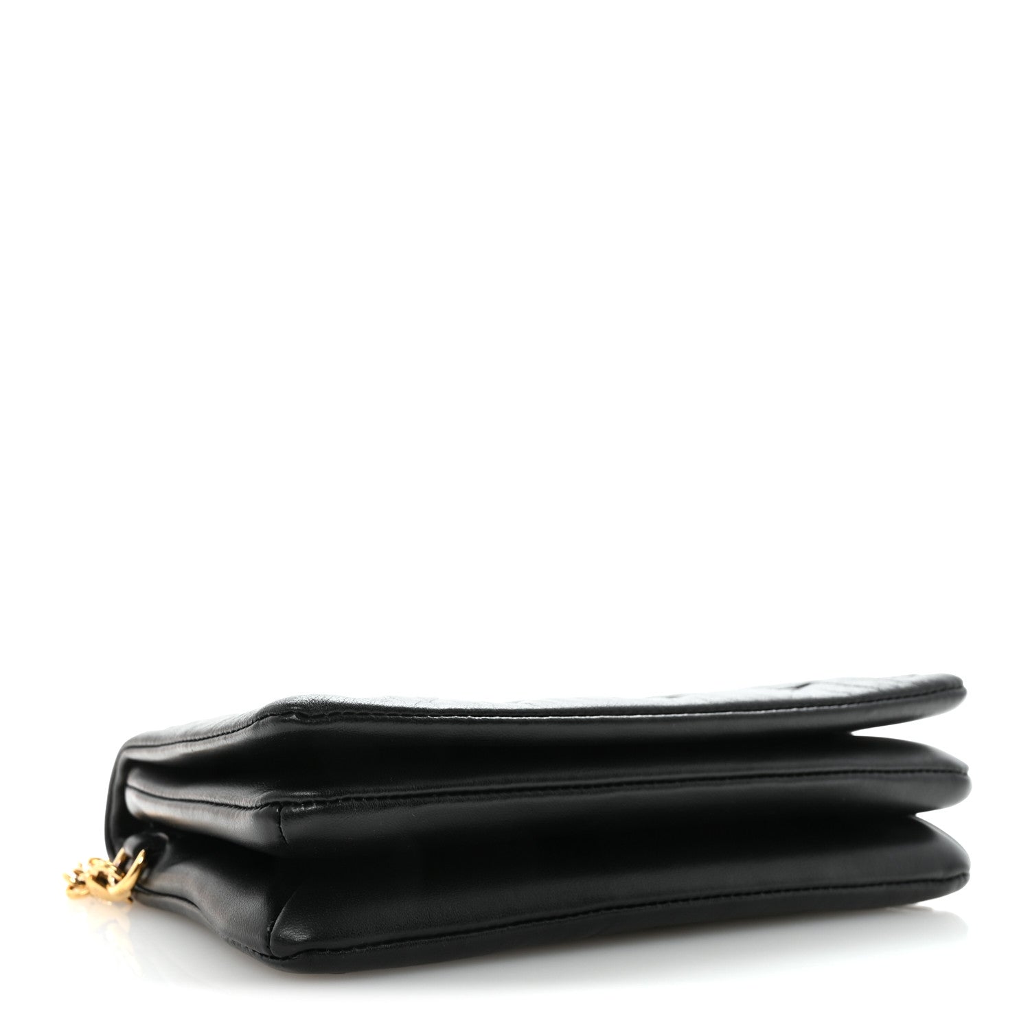 Louis Vuitton Lambskin Embossed Monogram Pochette Coussin Black