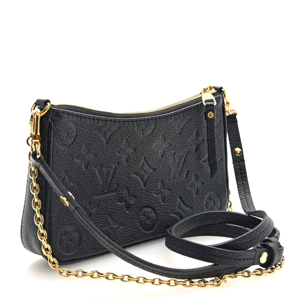 Louis Vuitton Empreinte Easy Pouch On Strap Black