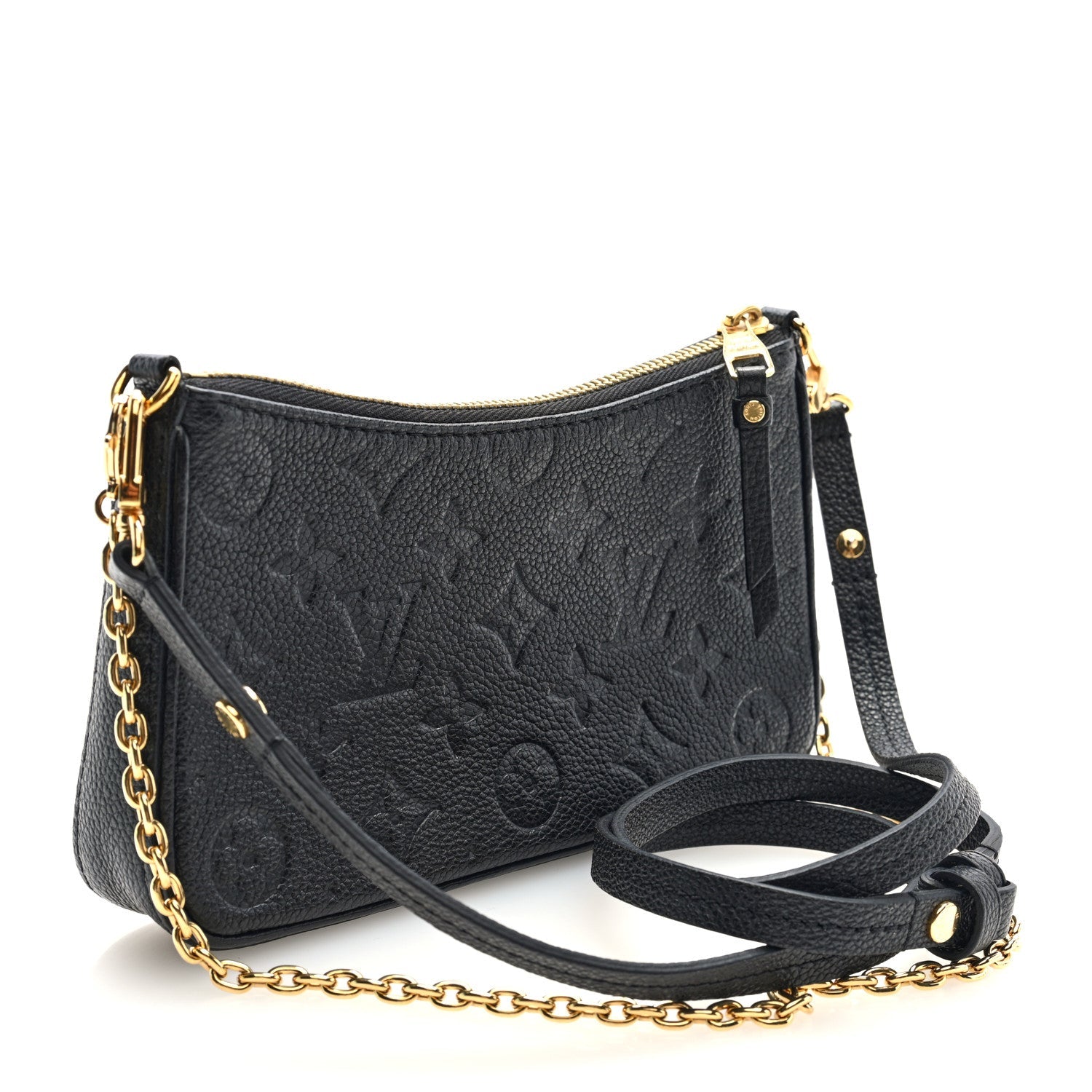 Louis Vuitton Empreinte Easy Pouch On Strap Black