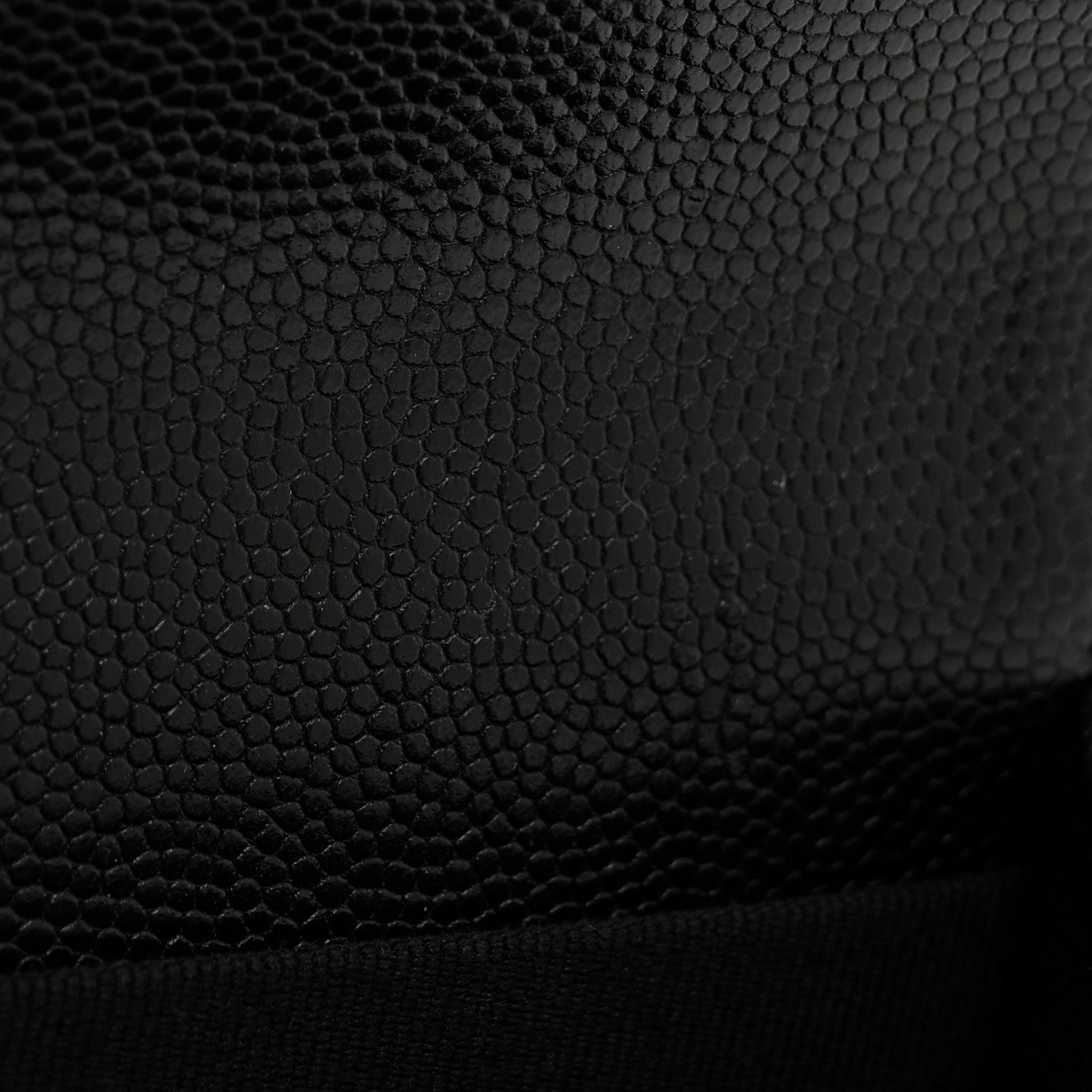 Caviar Quilted CC Flap Card Holder Black