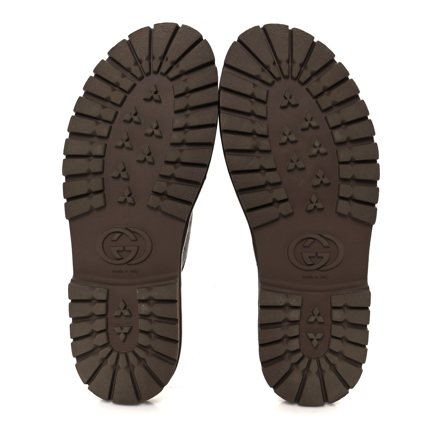Gucci GG Supreme Monogram Miro Soft Calfskin Men's Horsebit Slippers 10 Beige Ebony New Acero