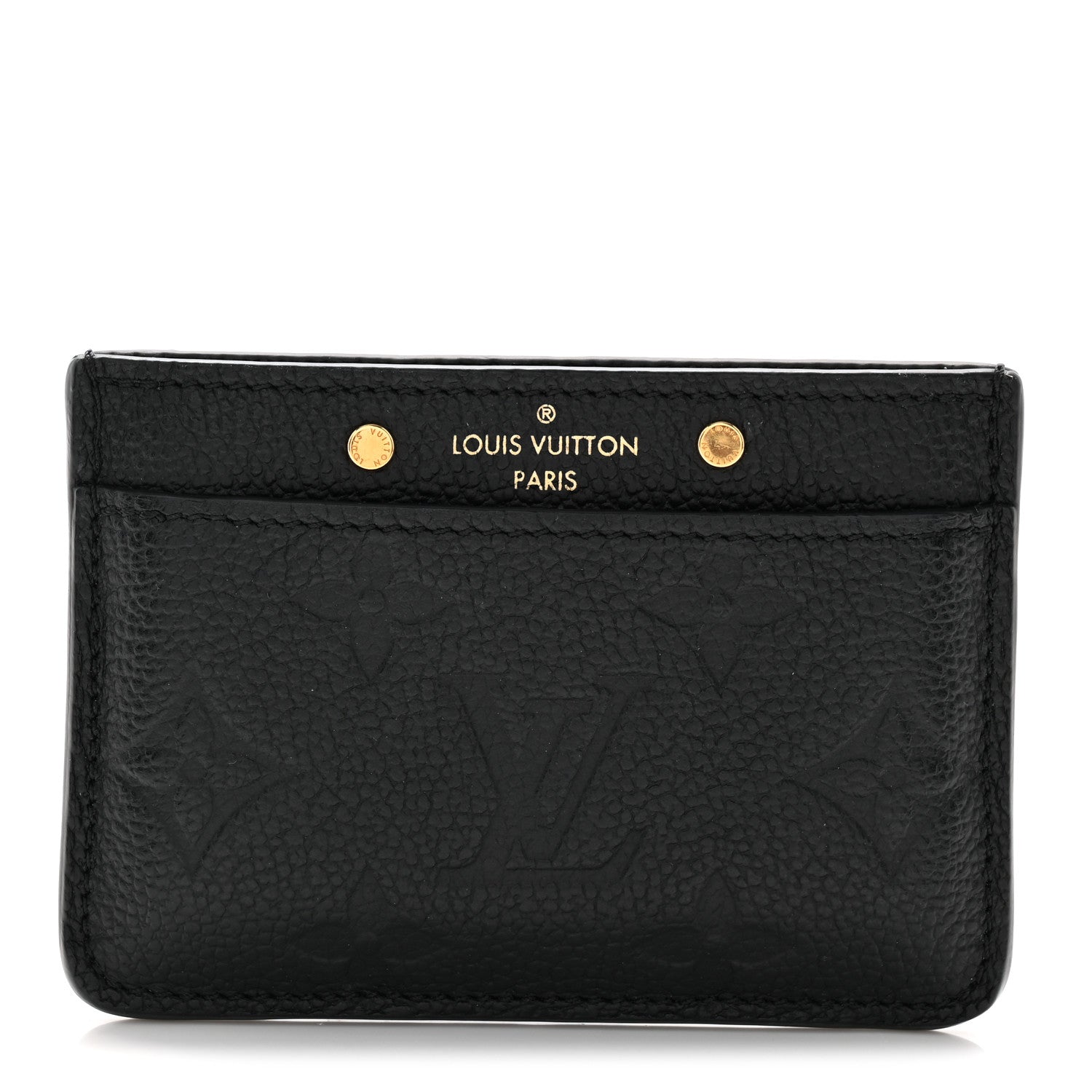Louis Vuitton Empreinte Card Holder Black