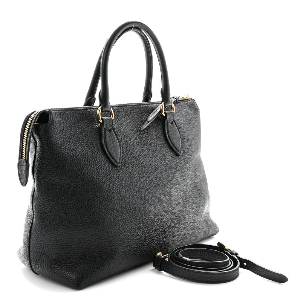 Prada Vitello Phenix Tote Black