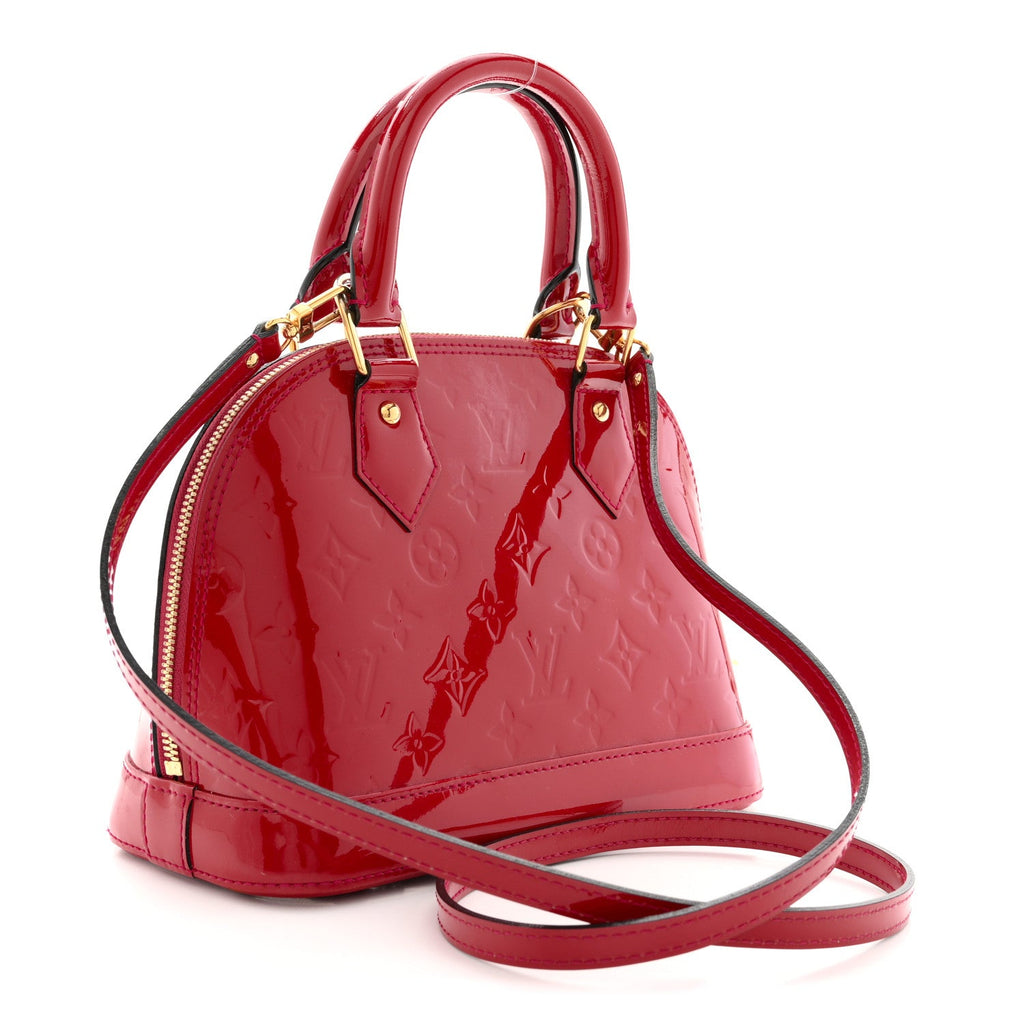 Louis Vuitton Vernis Alma BB Rose Indien