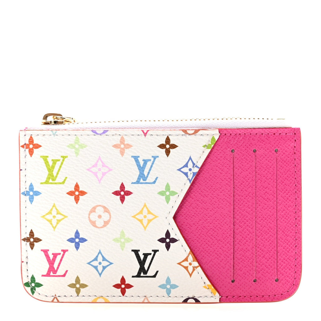Louis Vuitton LV X TM Monogram Romy Card Holder Kawaii Pink