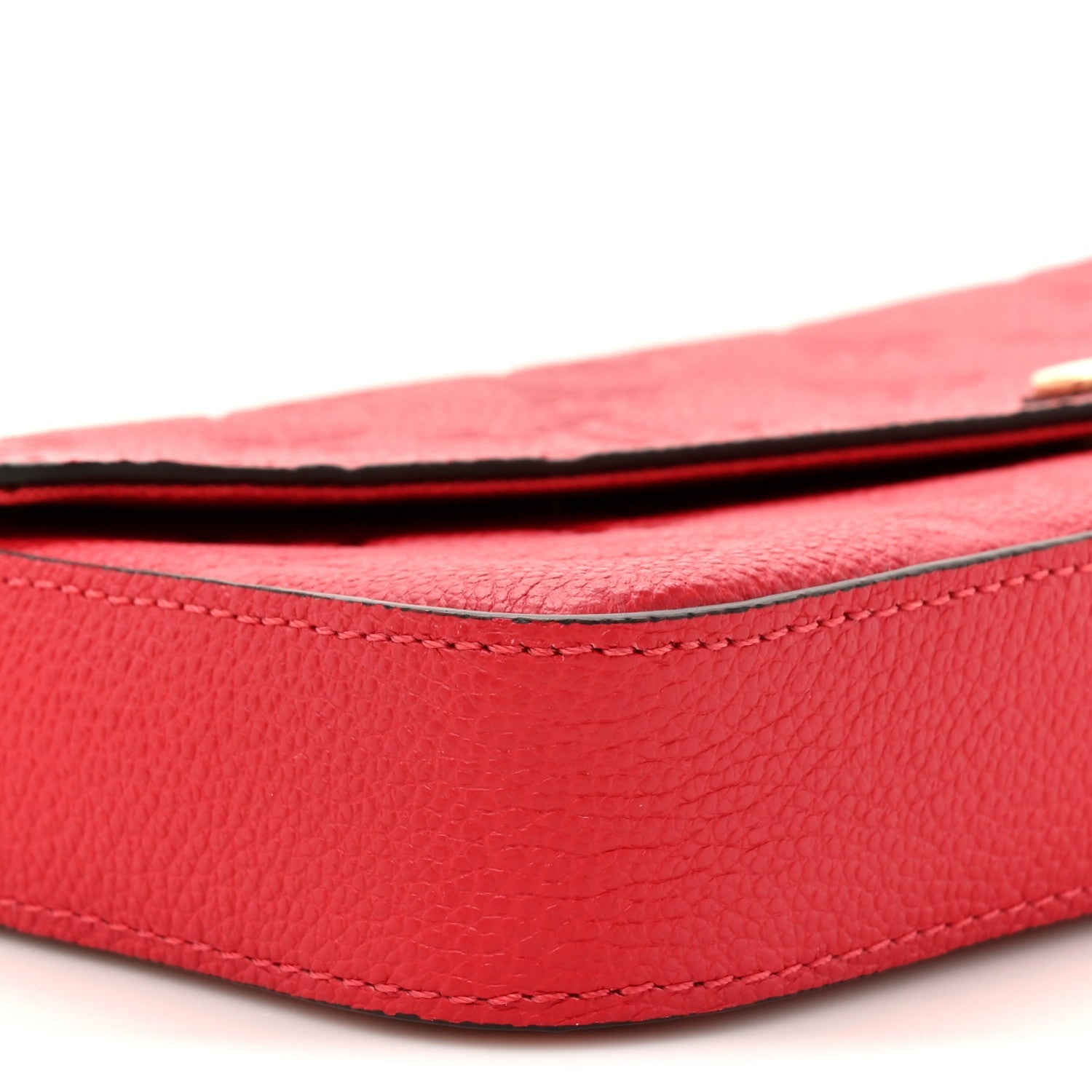 Louis Vuitton Empreinte Pochette Felicie Chain Wallet Scarlet