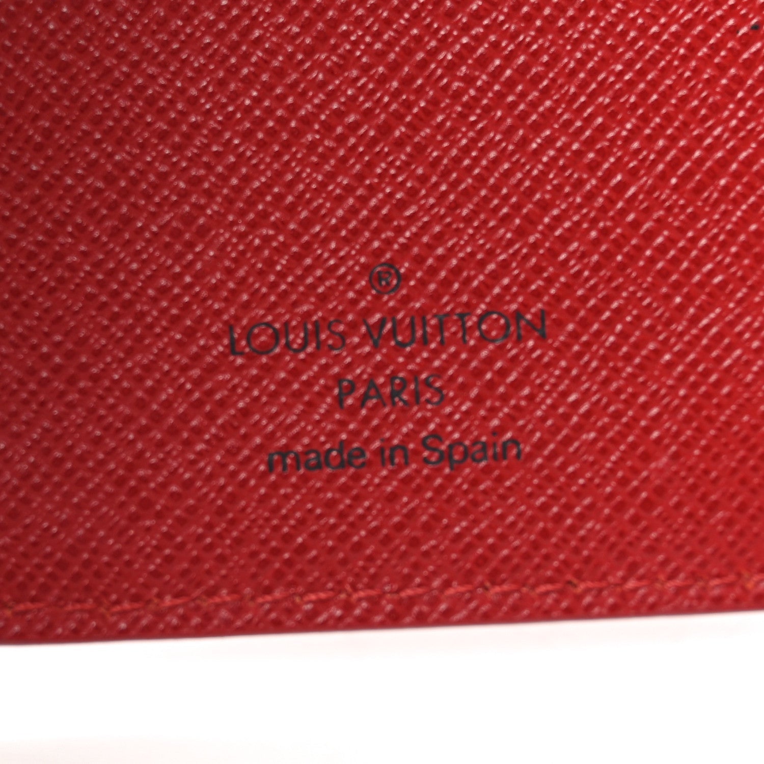 Louis Vuitton Epi Small Ring Agenda Cover Red