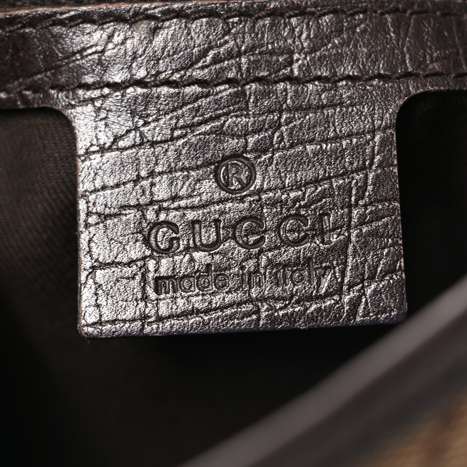 Gucci Monogram Web Jolicoeur Charms Messenger Dark Brown