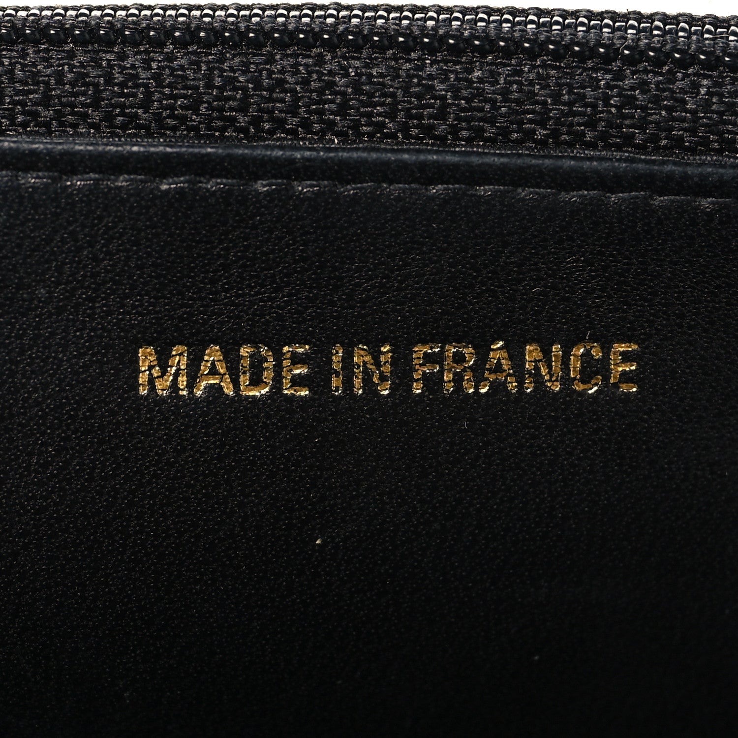 Chanel Caviar Timeless CC Wallet On Chain WOC Black