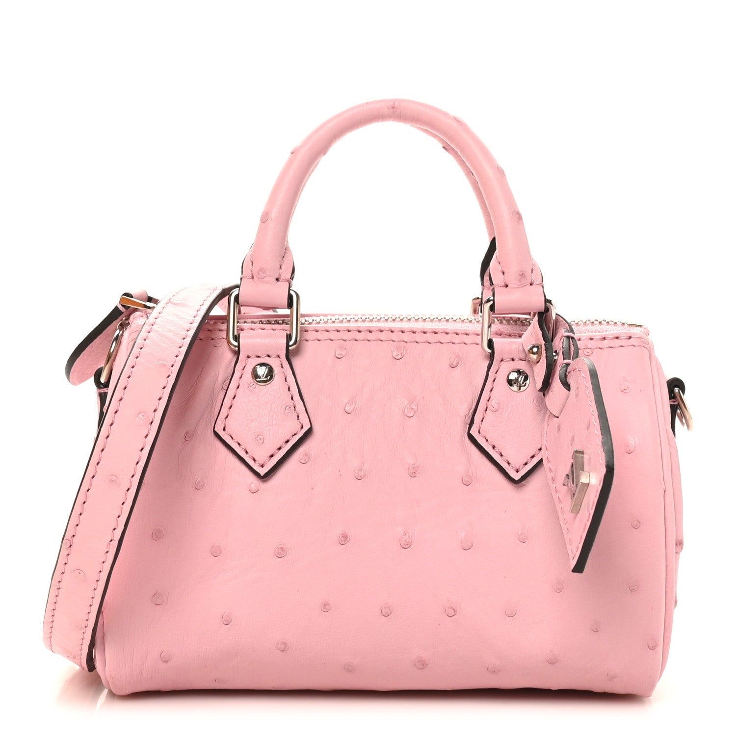 Louis Vuitton Ostrich Speedy   Pink