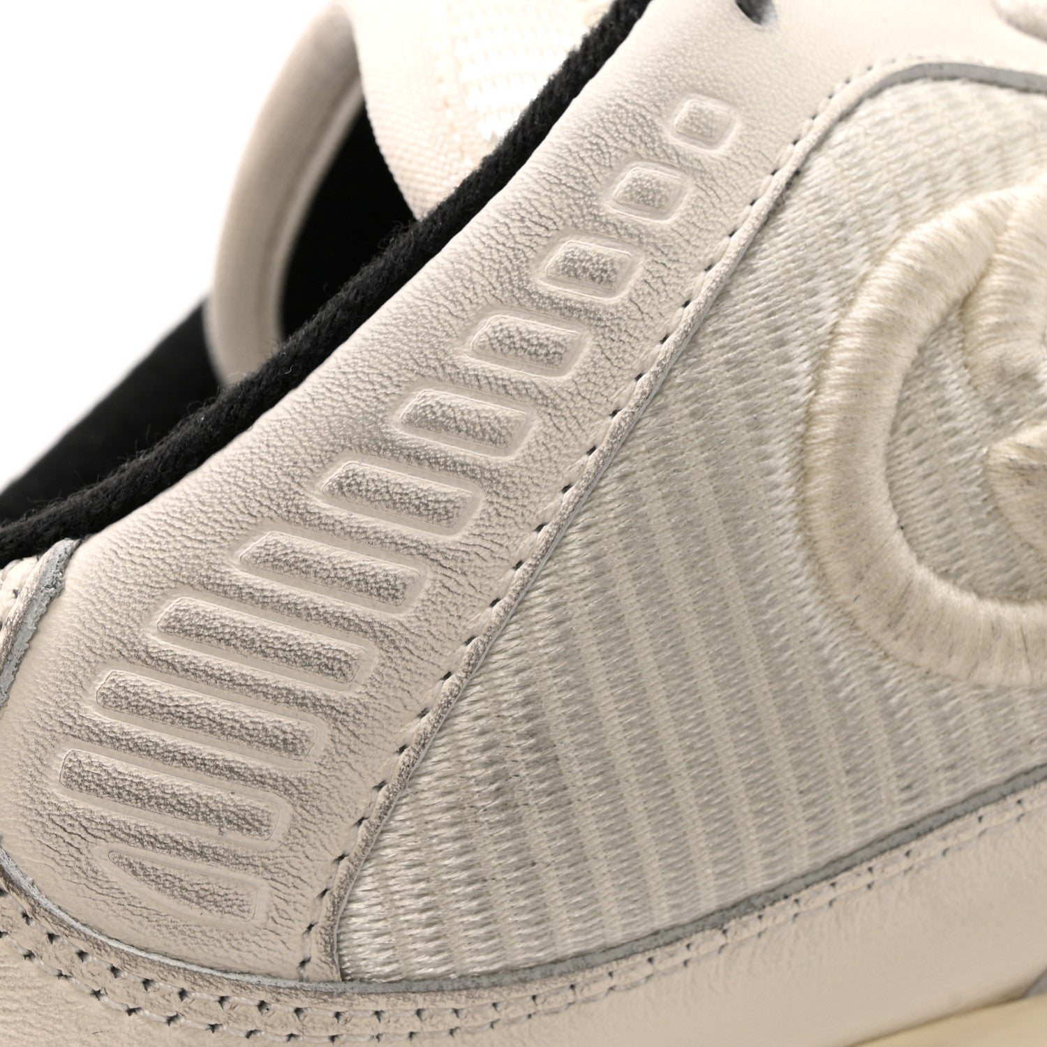 Gucci Dali Soft Calfskin Womens Mac80 Sneakers 39 Off White Black