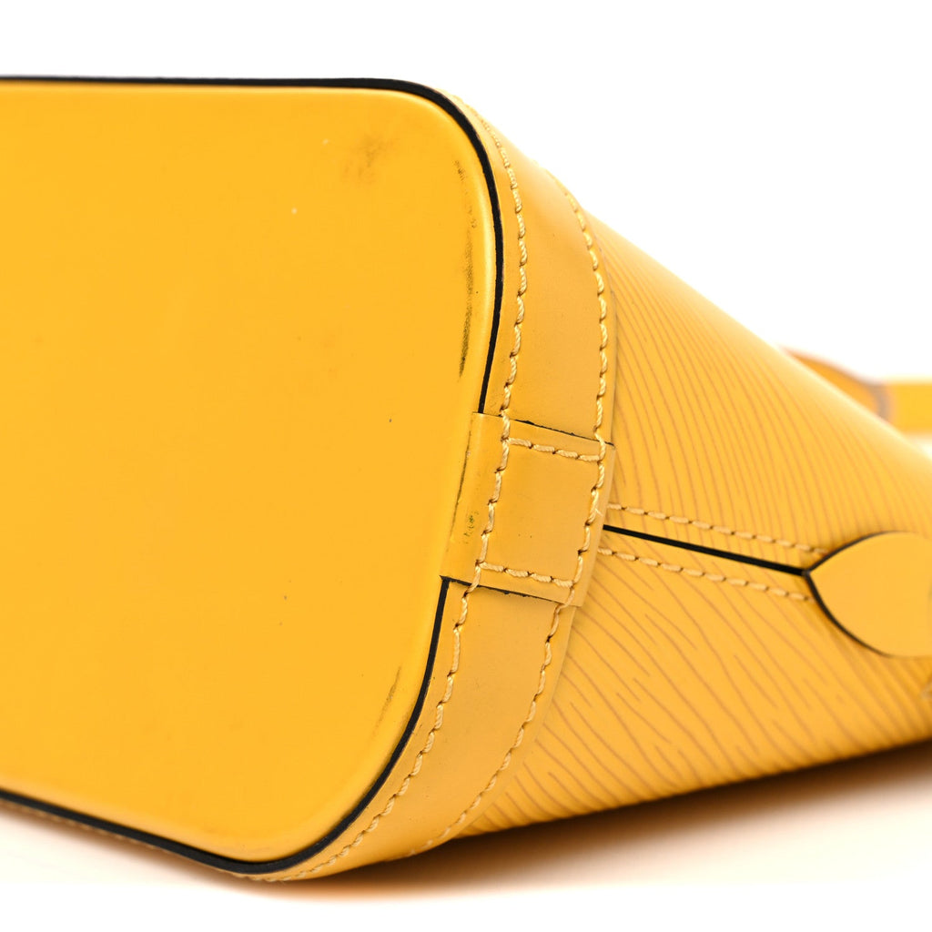 Louis Vuitton Epi Alma Mini Citron