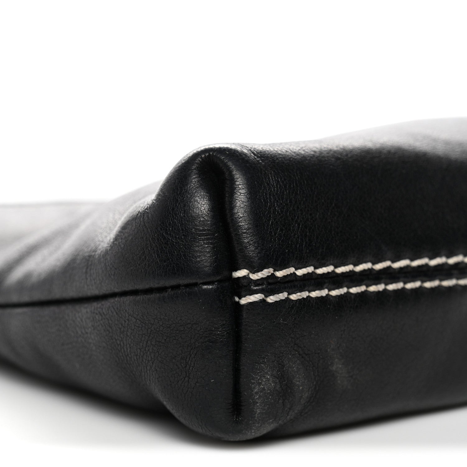 Chanel Lambskin Lax Pochette Black