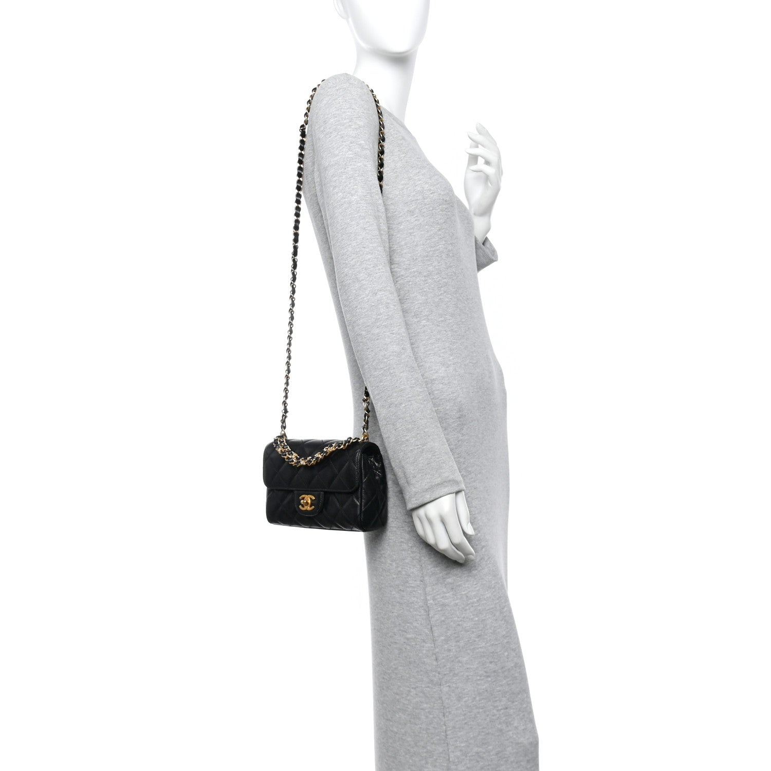 Chanel Caviar Quilted Mini Flap Black