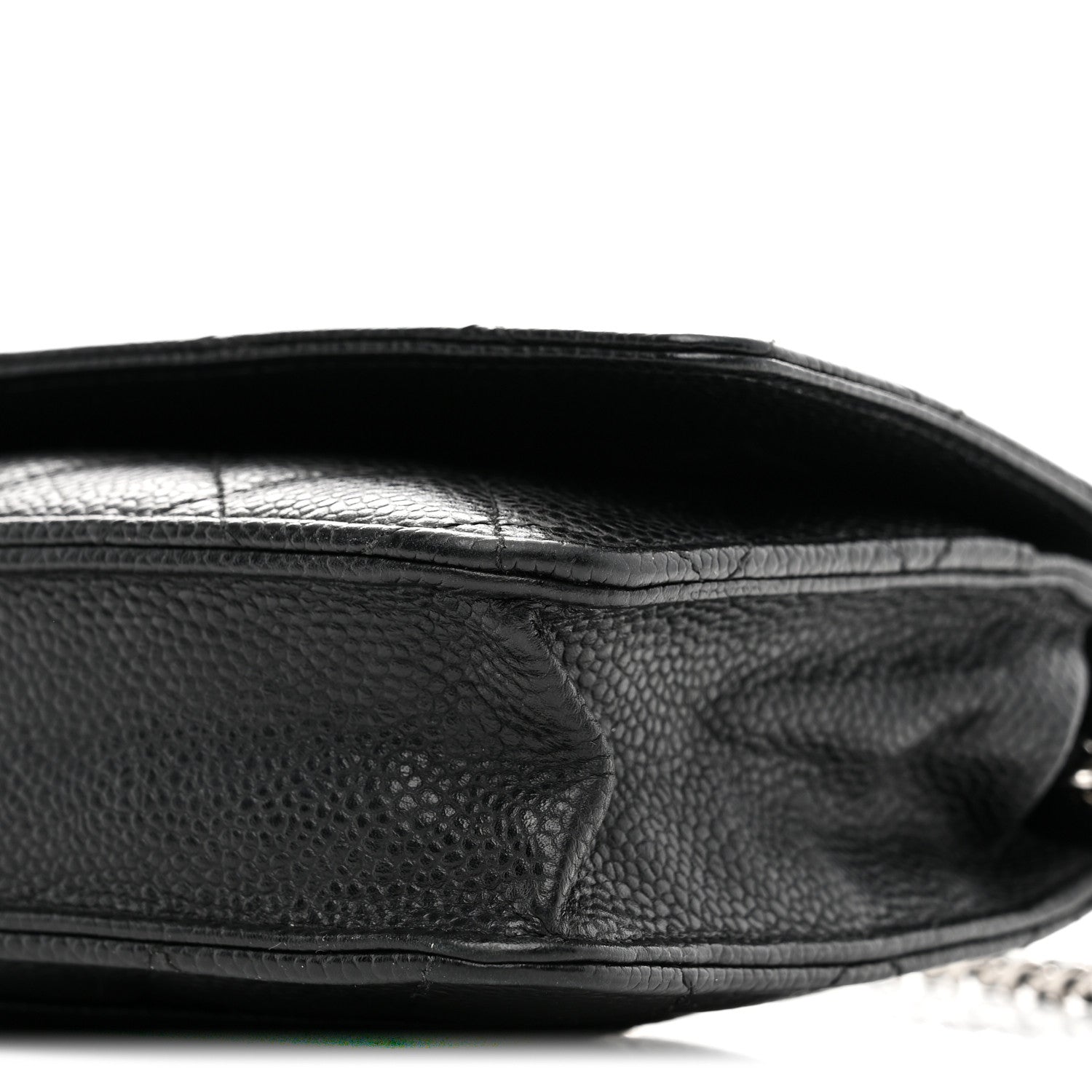 Chanel Caviar Quilted Wallet on Chain WOC Black