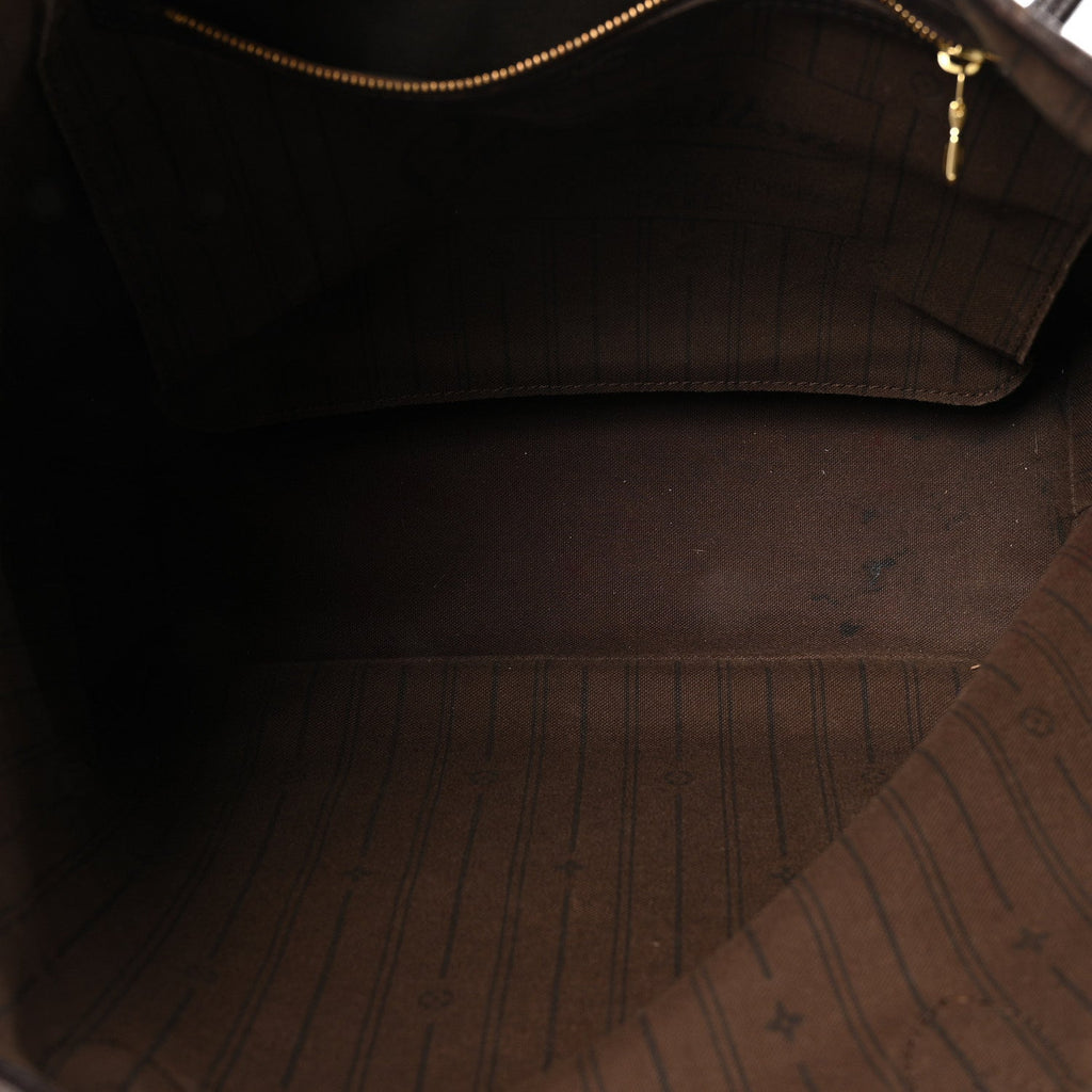 Louis Vuitton Monogram Idylle Neverfull MM Fusain