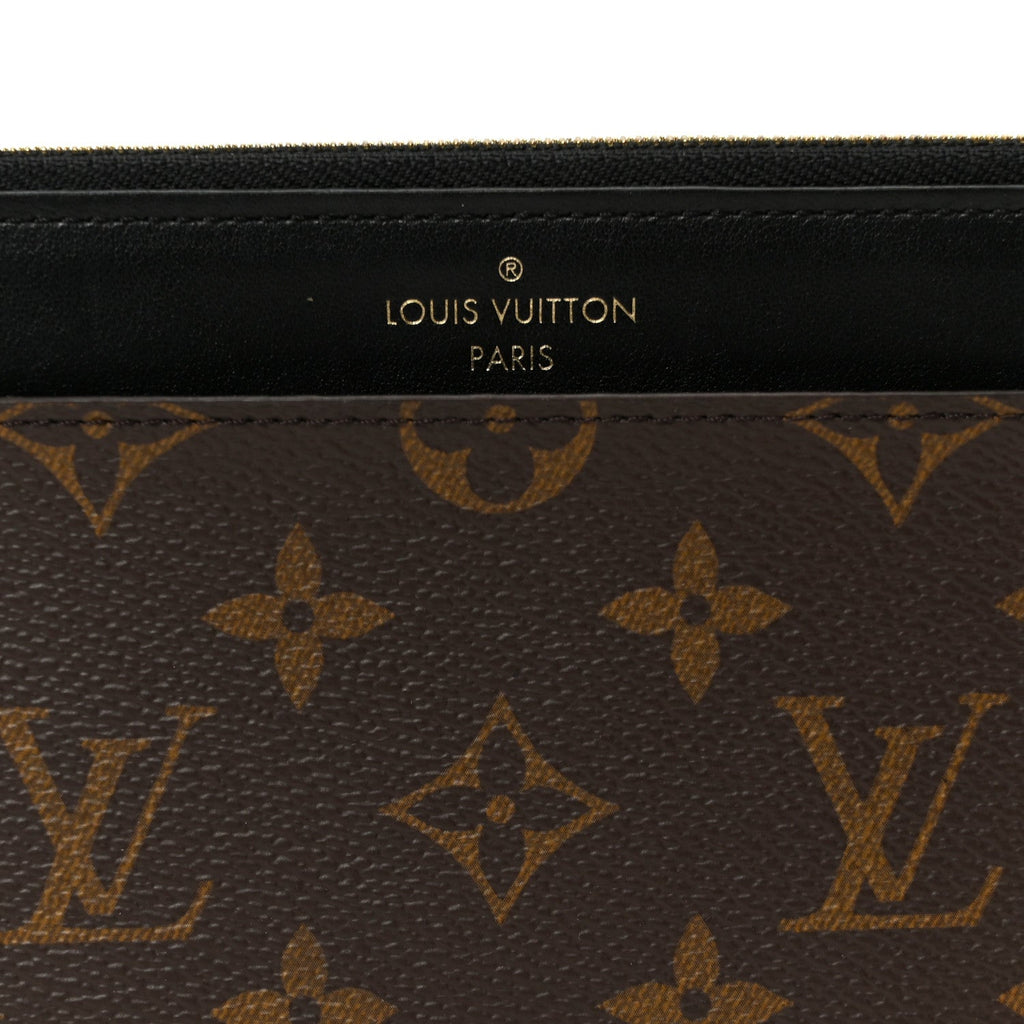 Louis Vuitton Monogram Slim Purse Black