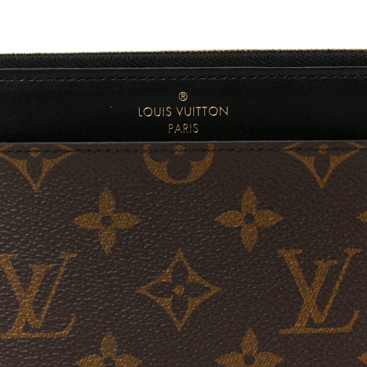 Louis Vuitton Monogram Slim Purse Black