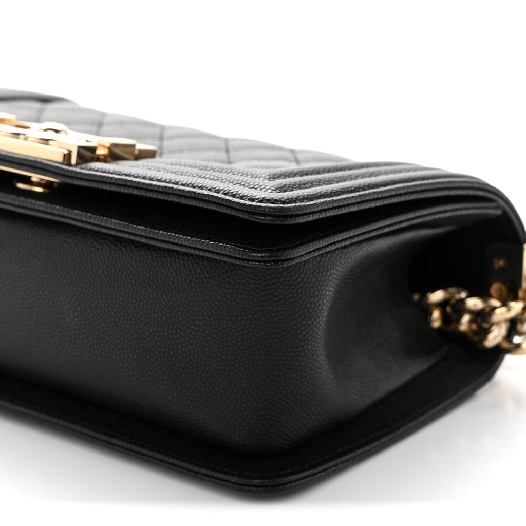 Chanel Caviar Quilted Small Boy Flap Black