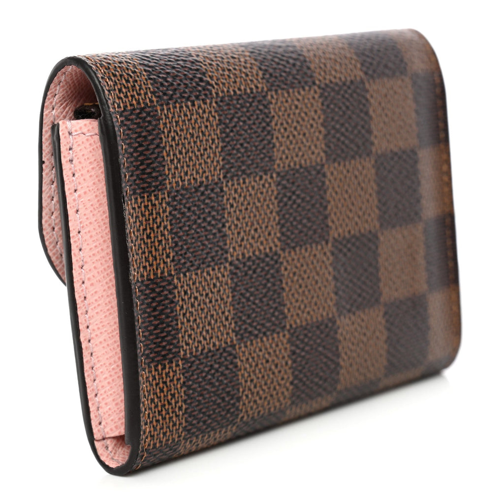 Louis Vuitton Damier Ebene Rosalie Coin Purse Rose Ballerine