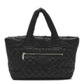 Chanel Nylon Quilted Large Coco Cocoon Tote Black