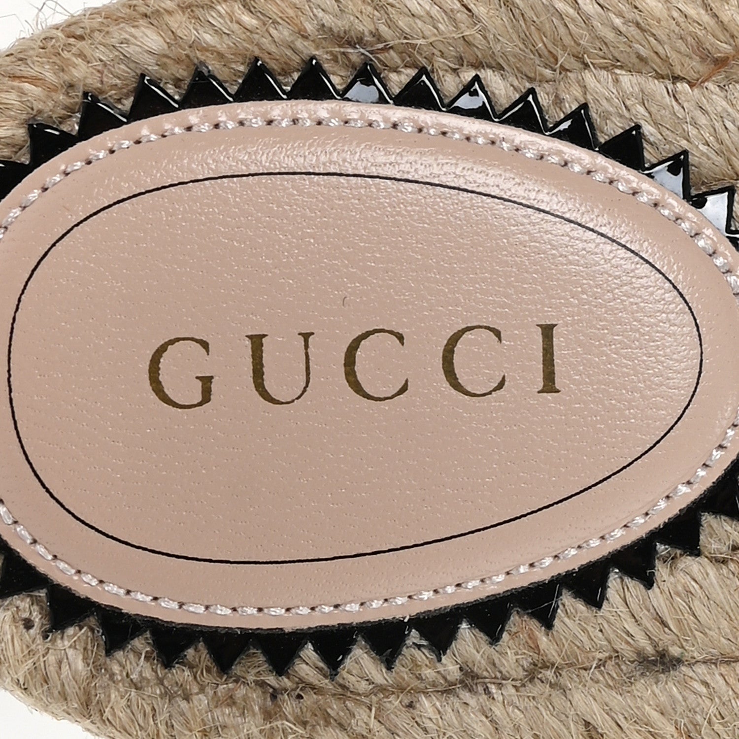 Gucci Denim Crystals GG Monogram Espadrille 20mm Slide Sandals 39 Denim