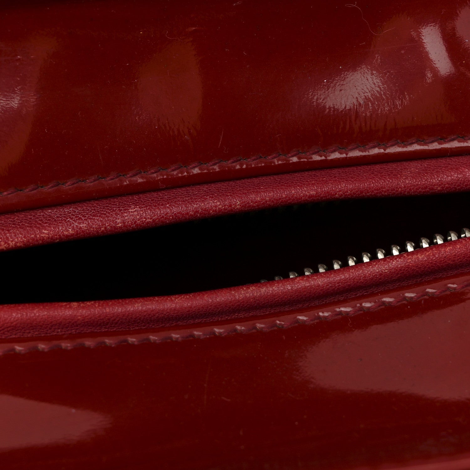 Christian Dior Patent Cannage Medium Lady Dior Red