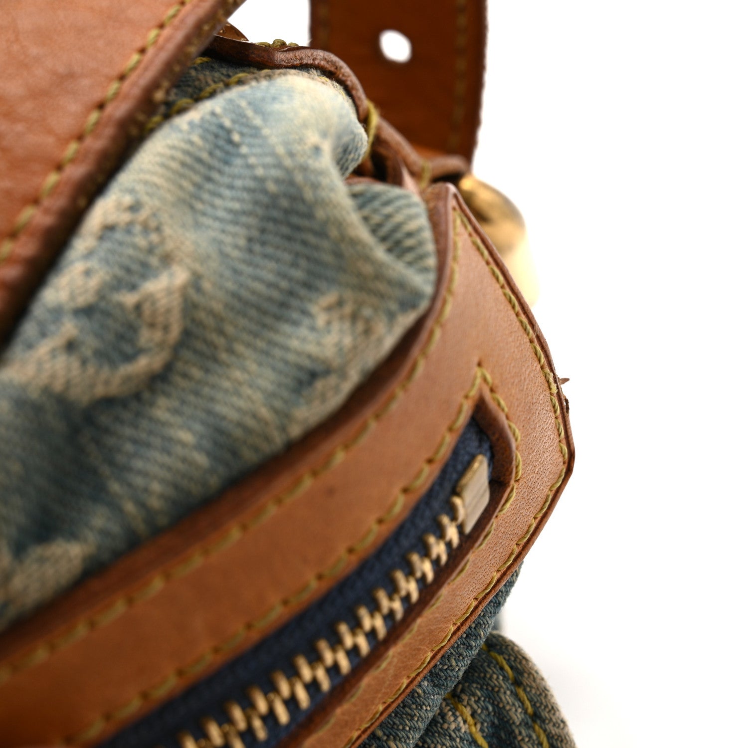 Louis Vuitton Monogram Denim Baggy PM Blue