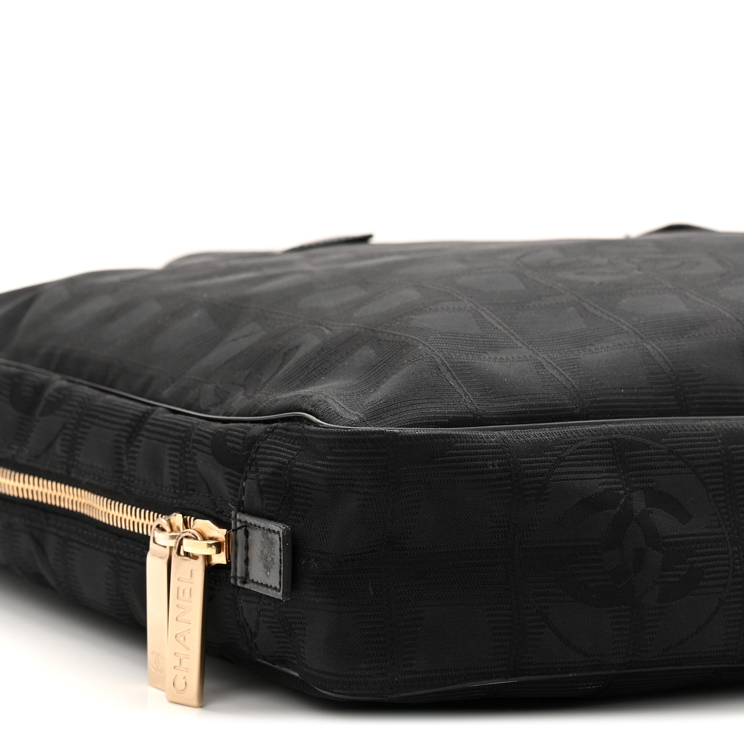 Chanel Nylon Travel Briefcase Black