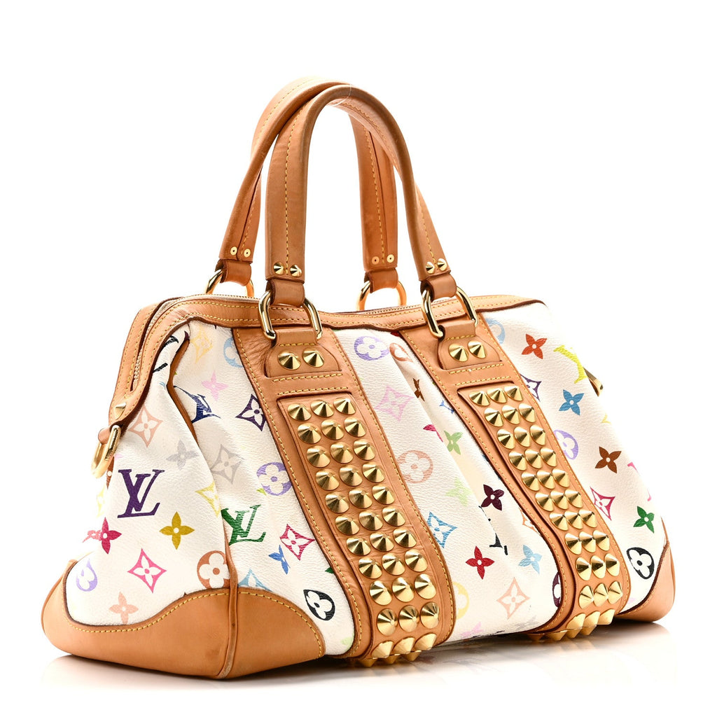 Louis Vuitton Monogram Multicolor Courtney MM White