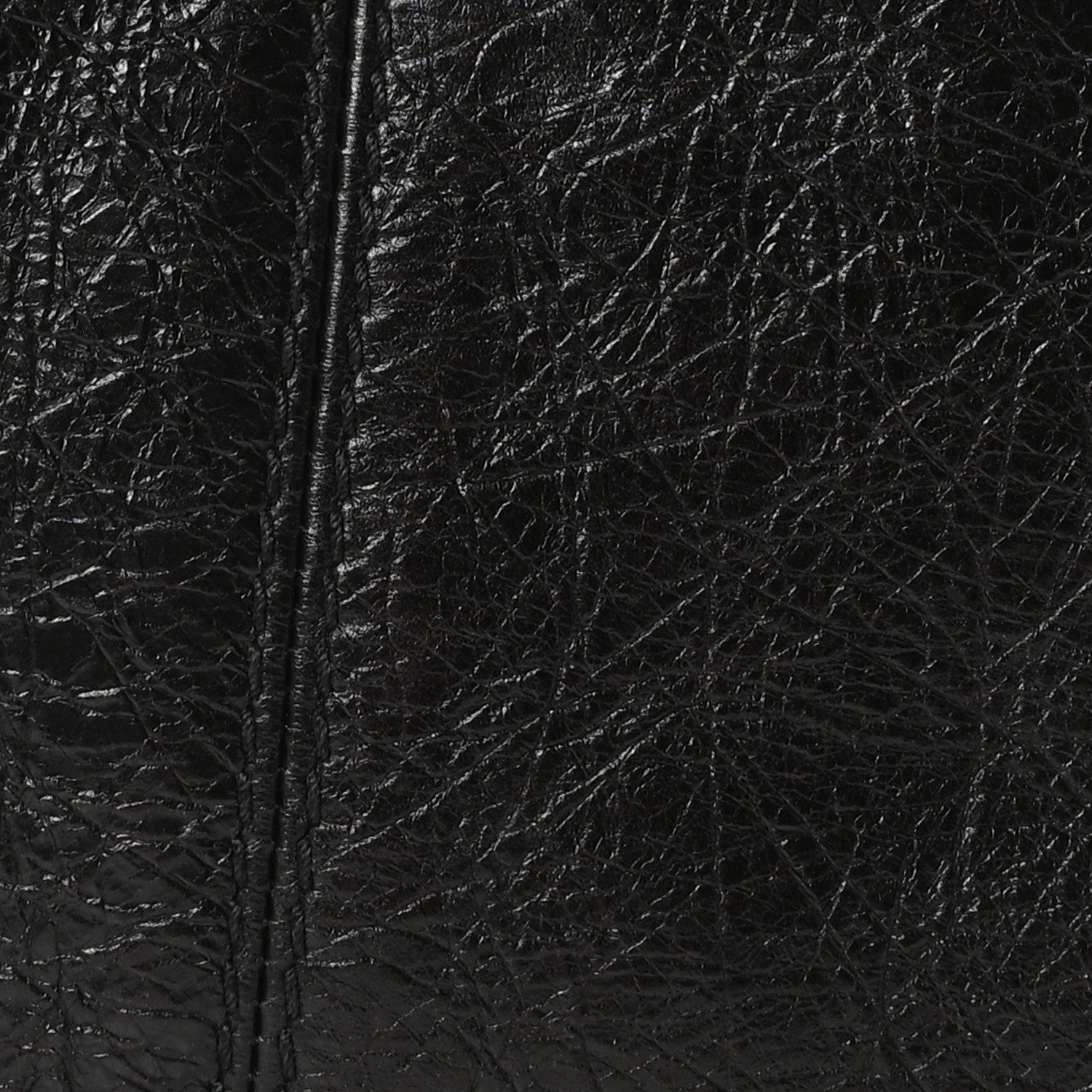 Christian Dior Crinkled Calfskin Large Grand Tour Multipocket Bag Black
