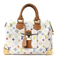Louis Vuitton Monogram Multicolor Speedy 30 White