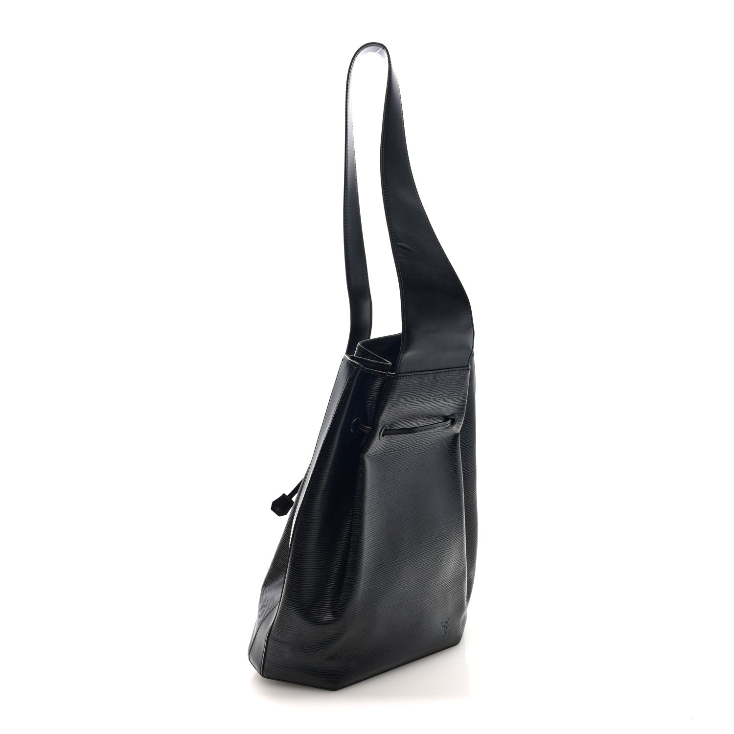 Louis Vuitton Epi Sac a Dos Drawstring Bag Black