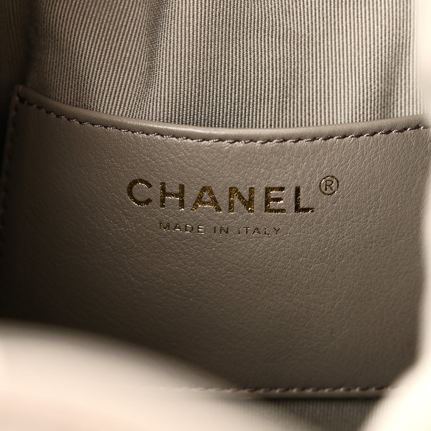 Chanel Suede Quilted Medium Chanel 25 Handbag Grey
