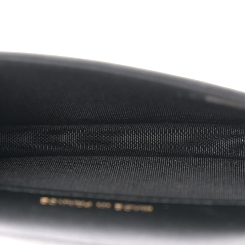 Chanel Caviar Quilted Boy Flap Waist Belt Bag Black