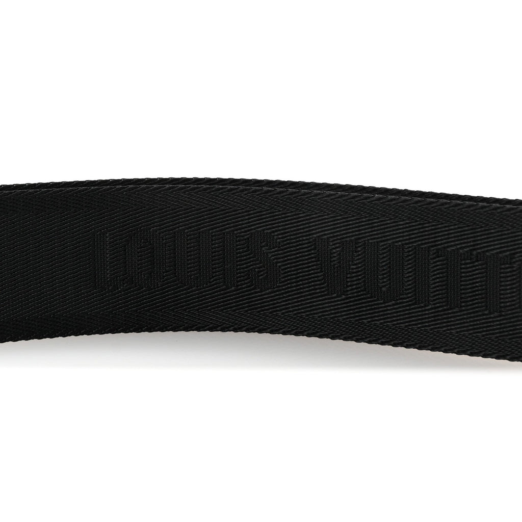 Louis Vuitton Nylon Alpha Messenger Strap Black Sky Blue