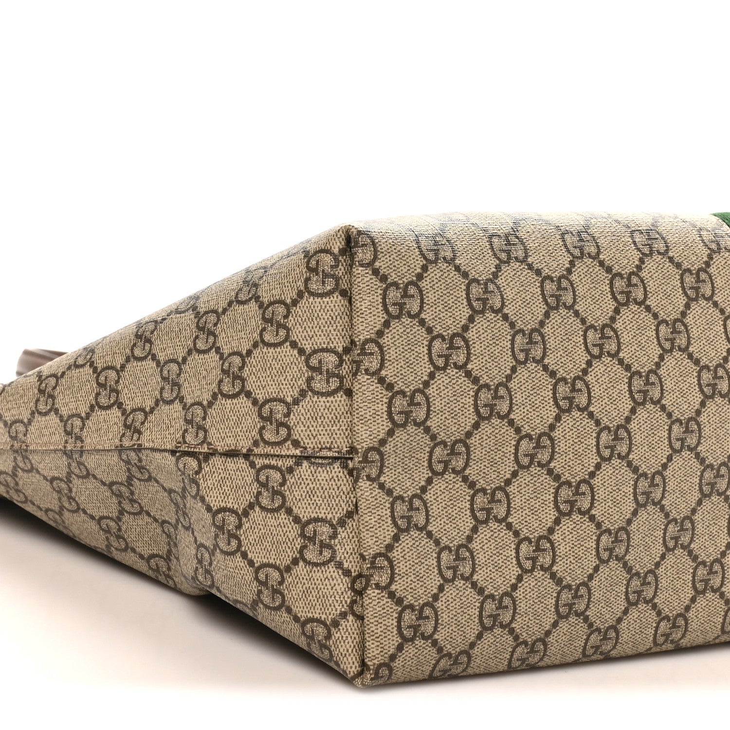 Gucci GG Supreme Monogram Medium Ophidia Shopping Tote Brown