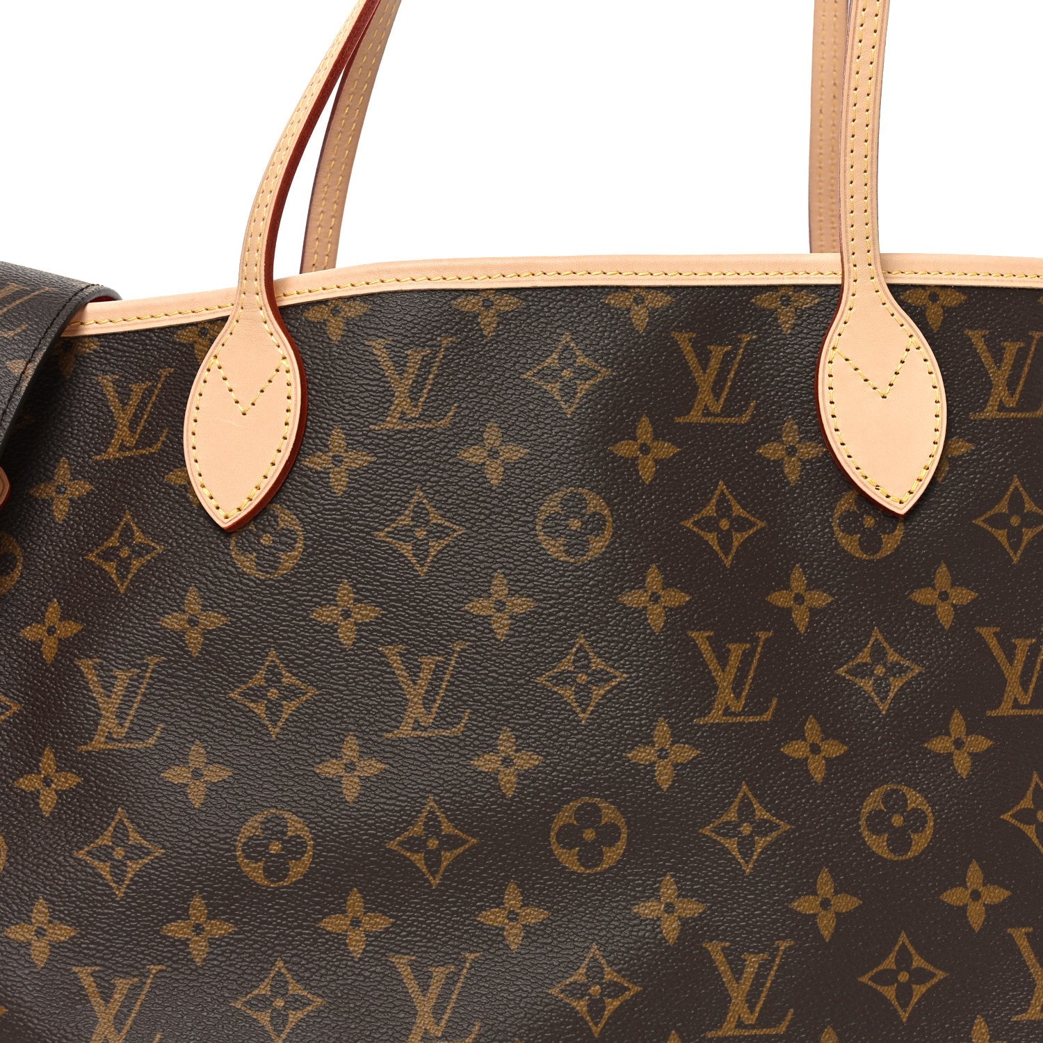 Louis Vuitton Monogram Inside Out Neverfull Bandouliere MM Rose Pondichery