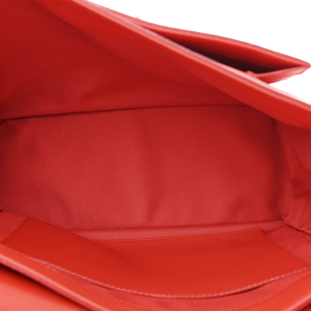Louis Vuitton Calfskin Lockme PM Rouge