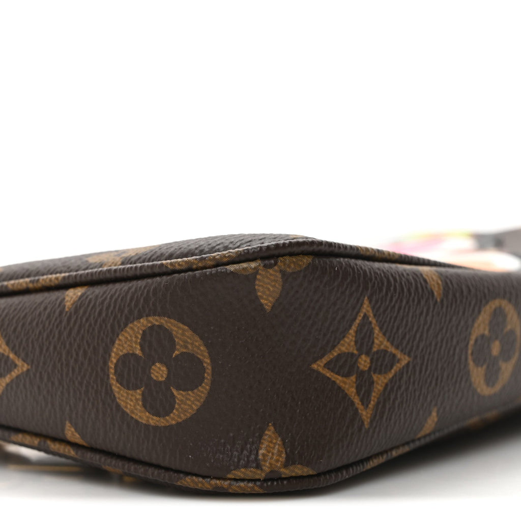 Louis Vuitton LV X TM Monogram Superflat Panda Pochette Accessories