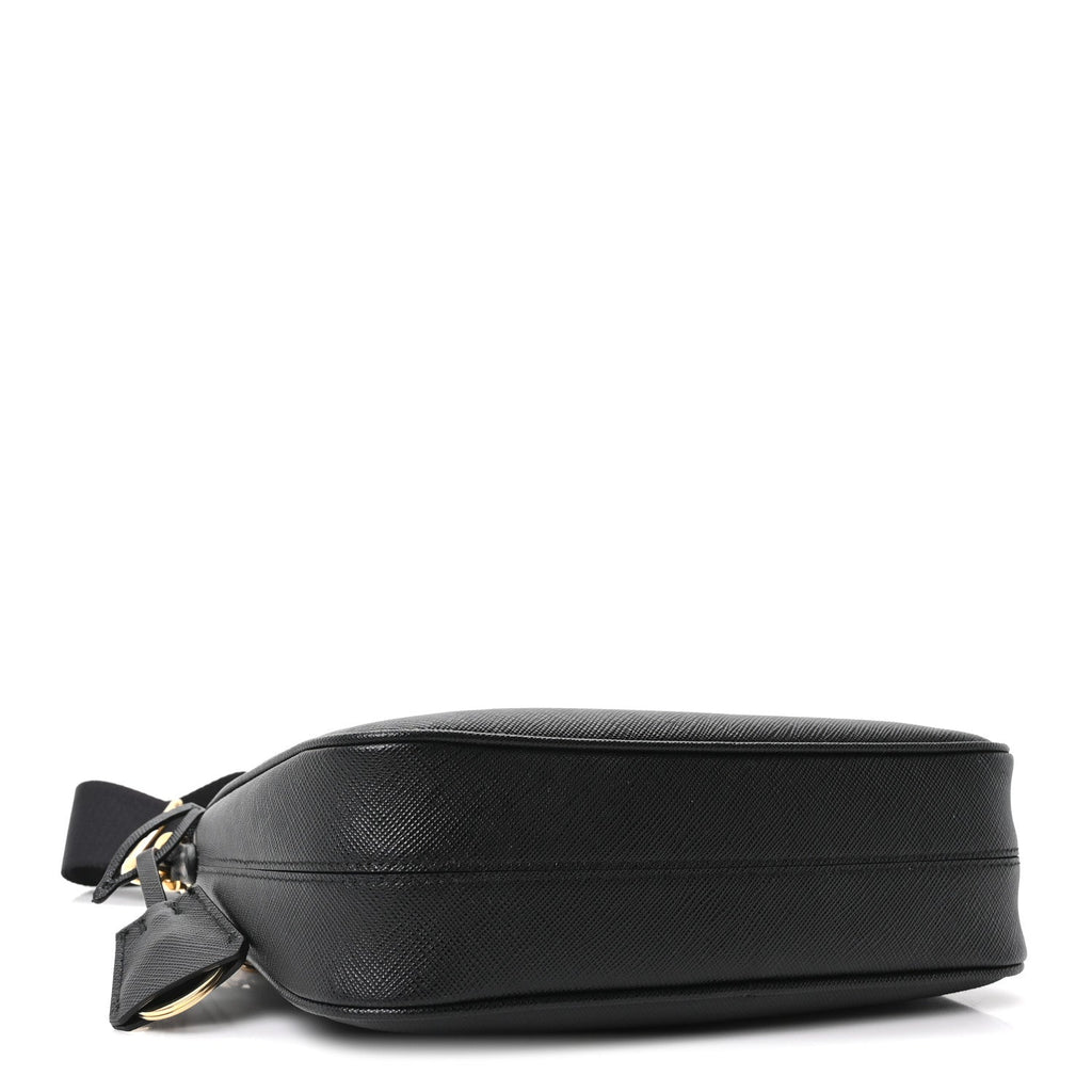Prada Saffiano Lux Re-Edition 2005 Shoulder Bag Black