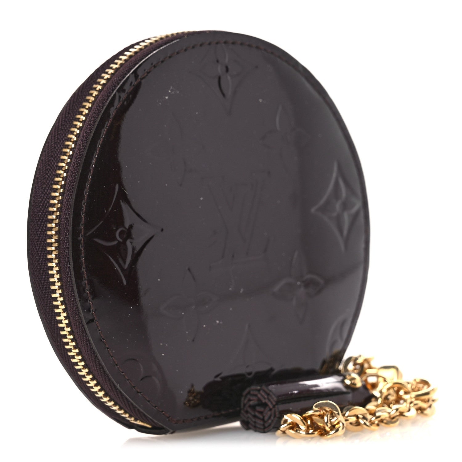 Louis Vuitton Vernis Chapeau Coin Purse Amarante