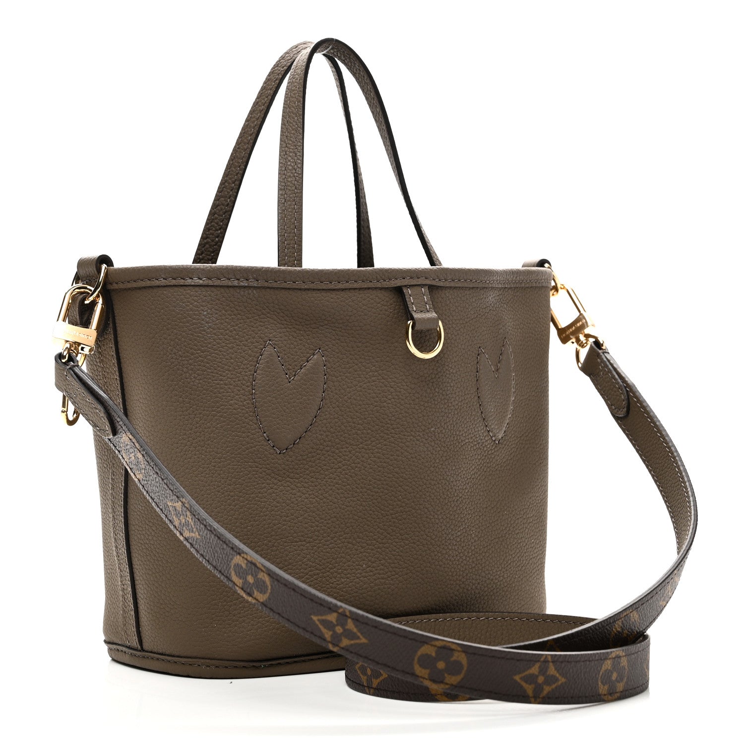 Louis Vuitton Monogram Neverfull Inside Out Bandouliere BB Dark Fango