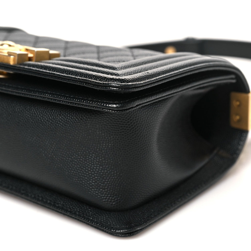 Chanel Caviar Quilted Small Boy Flap Black